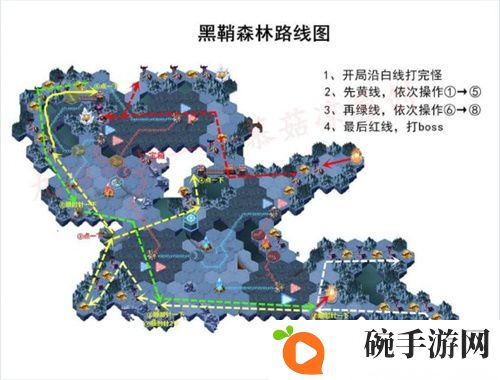 剑与远征黑鞘森林通关路线图 黑鞘森全宝箱奖励通关攻略