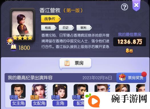 《影业梦想家》新手前期阵容搭配攻略