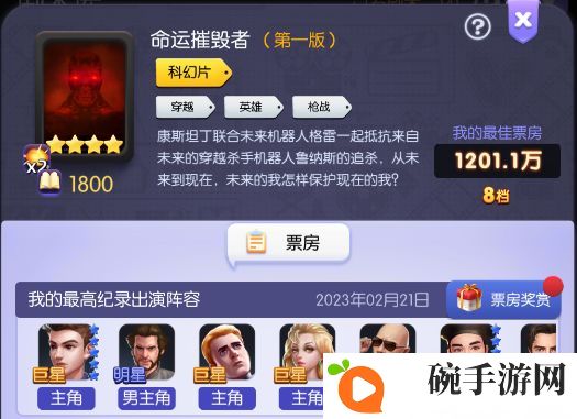 《影业梦想家》新手前期阵容搭配攻略