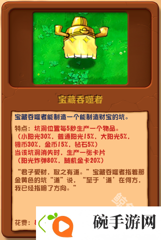 植物大战僵尸杂交版宝藏吞噬者详情