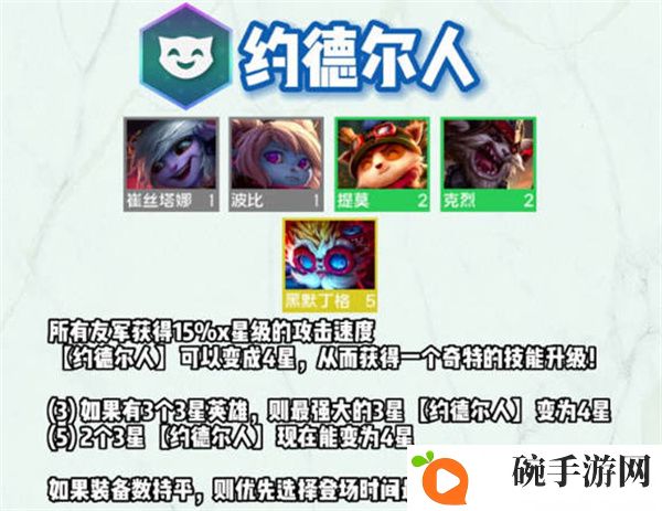 《云顶之弈》s9约德尔人羁绊介绍