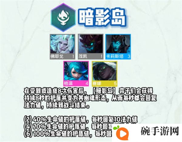 《云顶之弈》s9暗影岛羁绊介绍