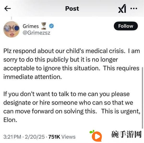 Grimes社交媒体发文截图