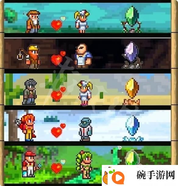 泰拉瑞亚晶塔npc怎么分配