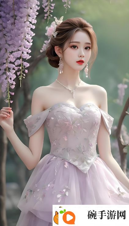 六月的亭亭玉立花卉