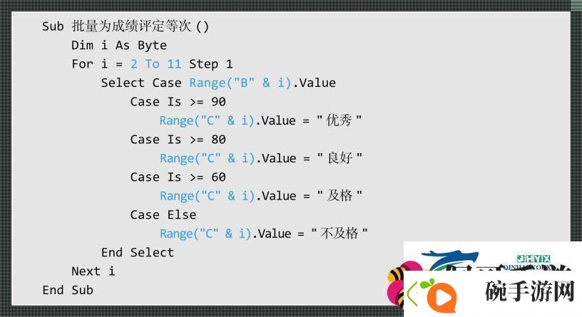 说一说VBA编程循环语句