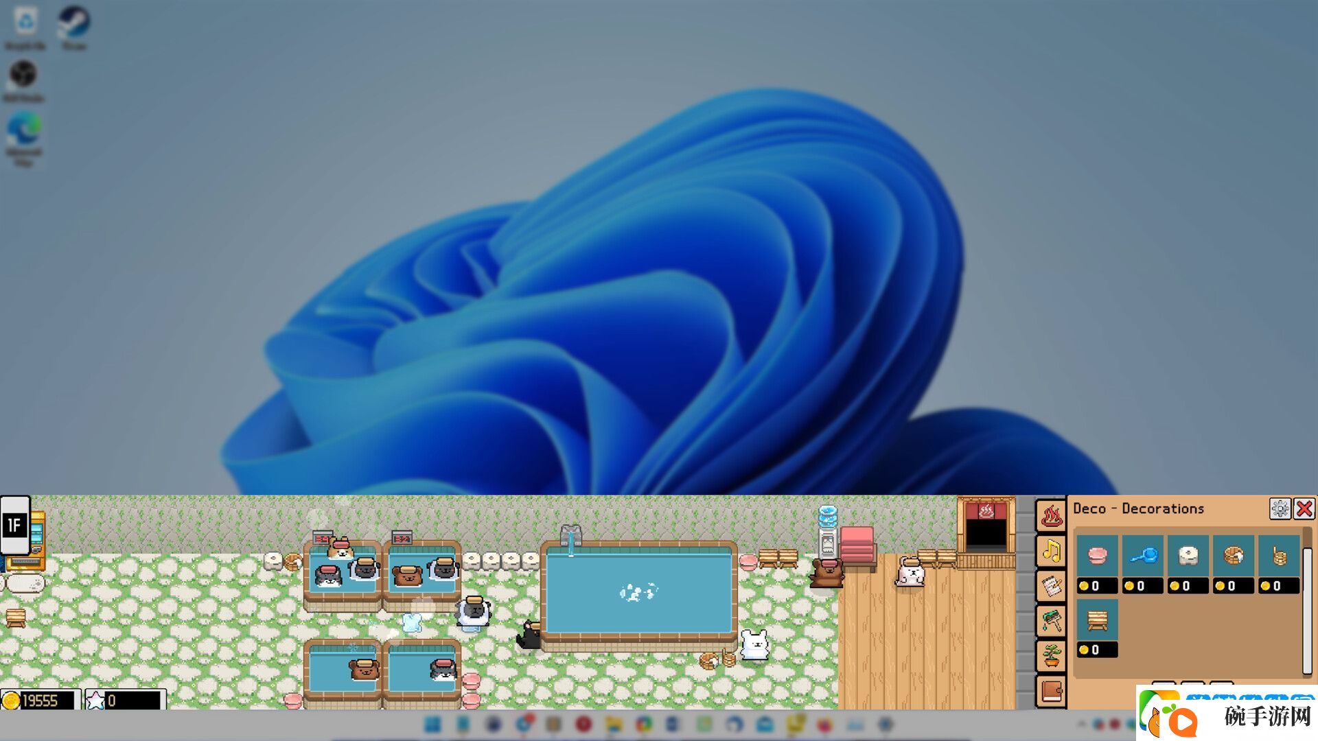 挂机模拟新作动物温泉上架Steam！2025年发售