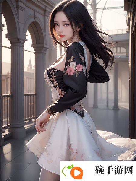 美女和男生一起努力的生猴子