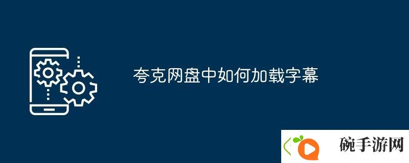 夸克网盘中如何加载字幕
