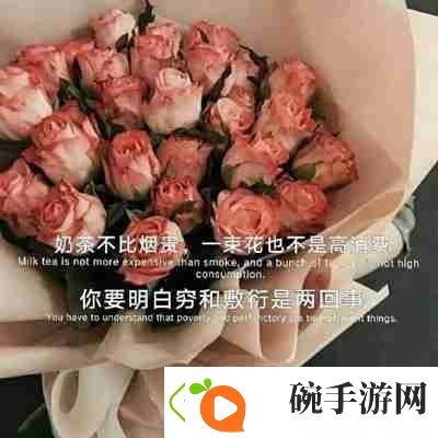 奶茶并不比烟贵一束花也不是高消费图片