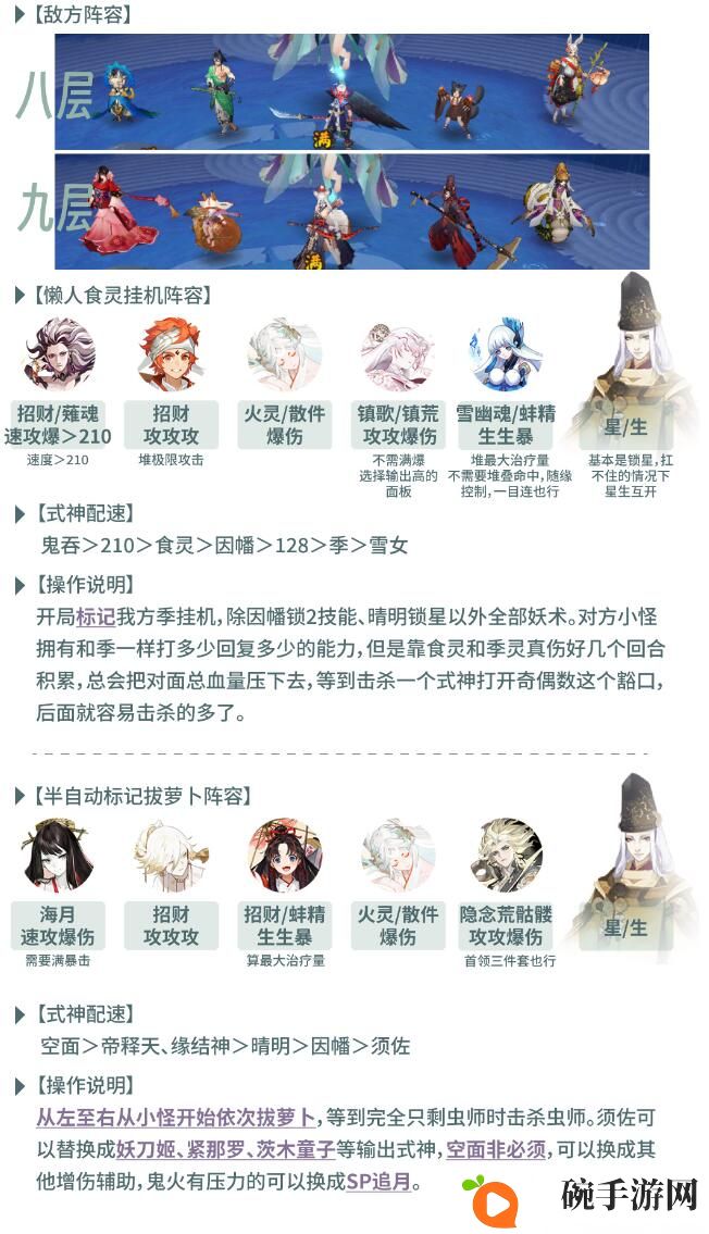 《阴阳师》虫师秘闻通关阵容分享