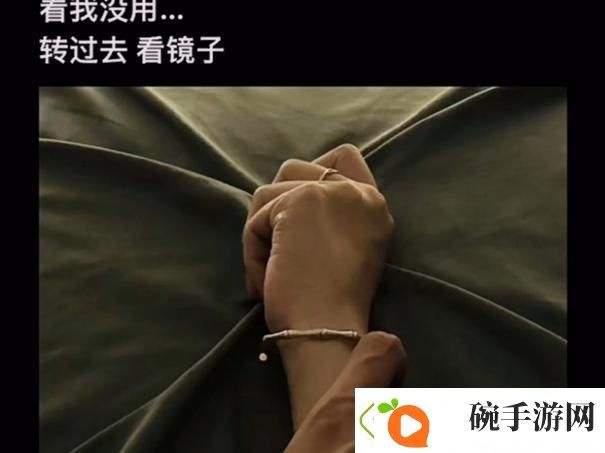 透过镜子