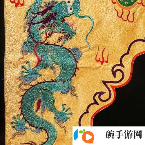 佛帐潮绣凸浮双龙耳帐